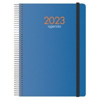 AGENDA 2026 SYNCRO ESPIRAL SEMANA VISTA 15 X 21 CM. AZUL DOHE 11630 - 26 (Espera 4 dias)
